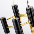 Современные декоративные золотые металлические подвесные светильники для домашнего декора